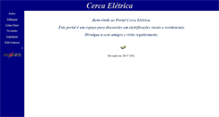 Desktop Screenshot of cercaeletrica.com.br