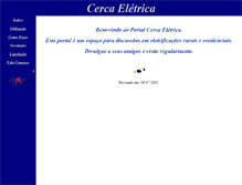 Tablet Screenshot of cercaeletrica.com.br